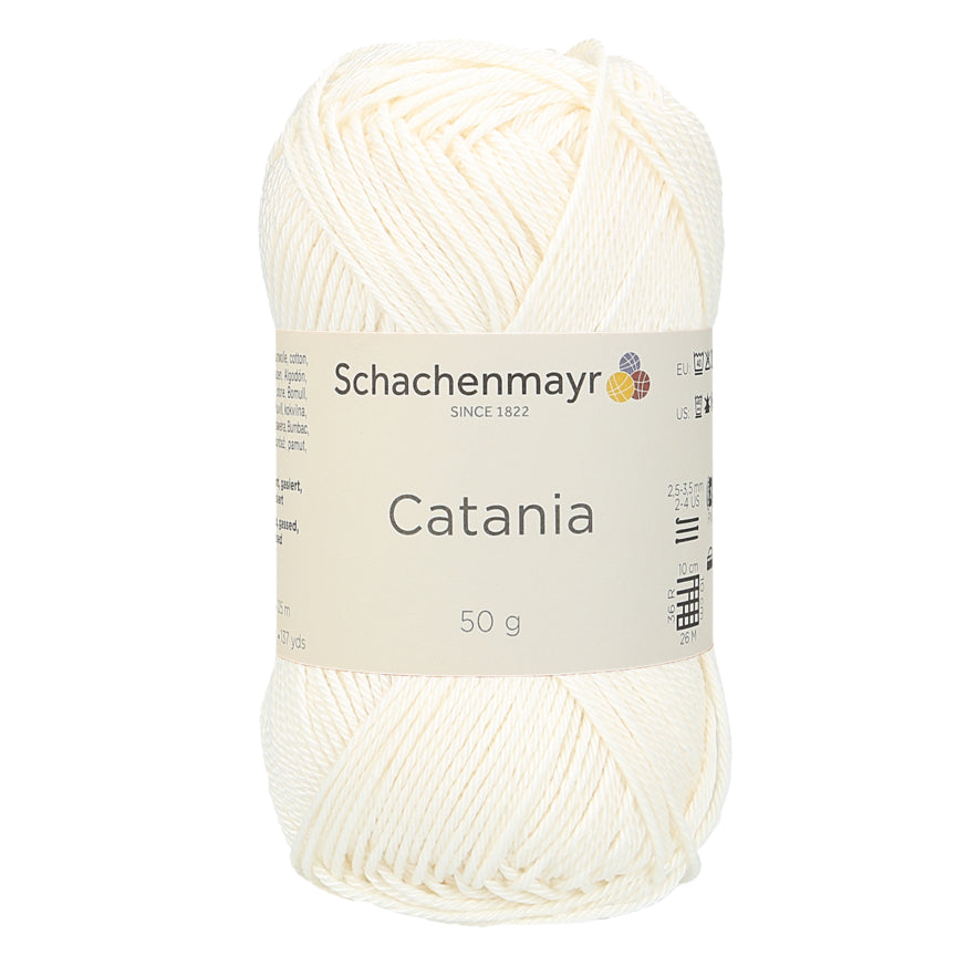 Catania | Baumwolle | 125m/50g | Farbe 105 - Natur