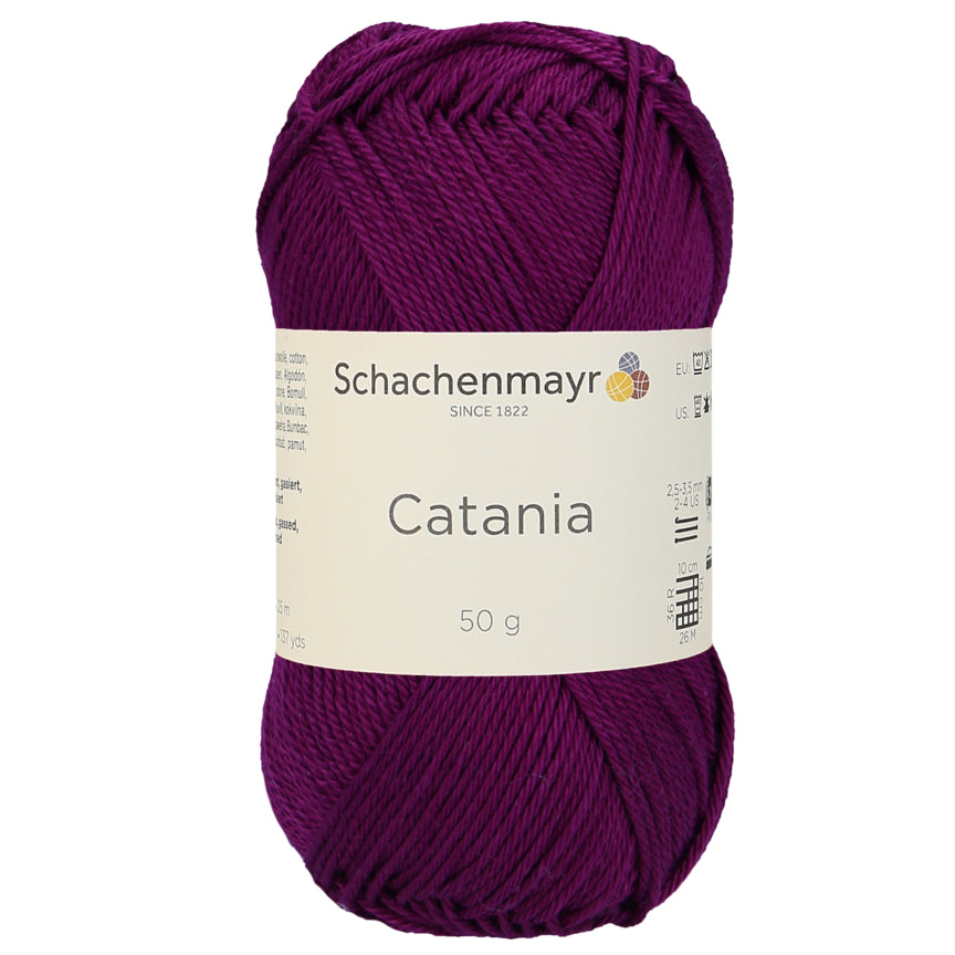 Catania | Baumwolle | 125m/50g | Farbe 128 - Fuchsia