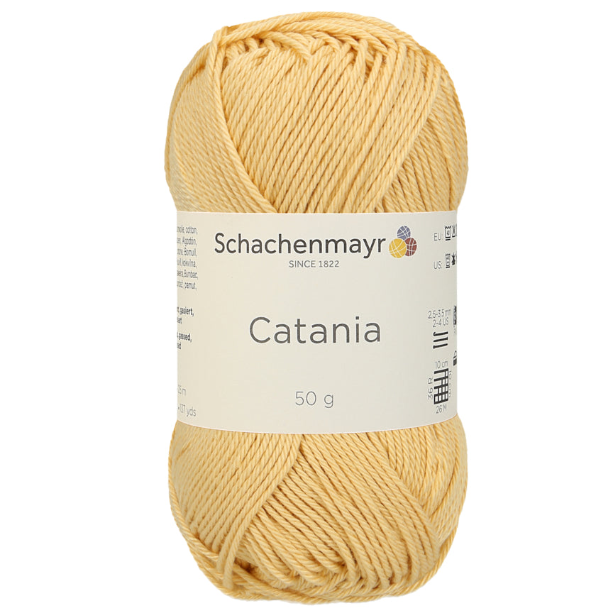 Catania | Baumwolle | 125m/50g | Farbe 206 - Honig