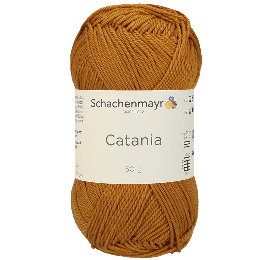 Catania | Baumwolle | 125m/50g | Farbe 383 - Zimt