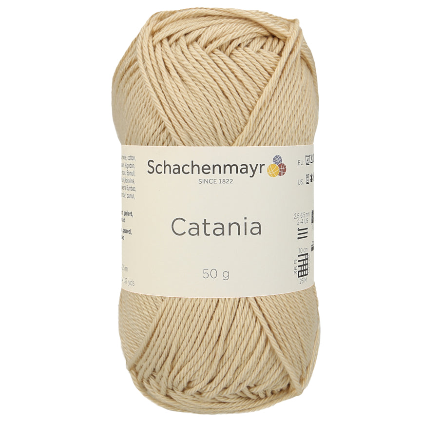 Catania | Baumwolle | 125m/50g | Farbe 404 - Sand