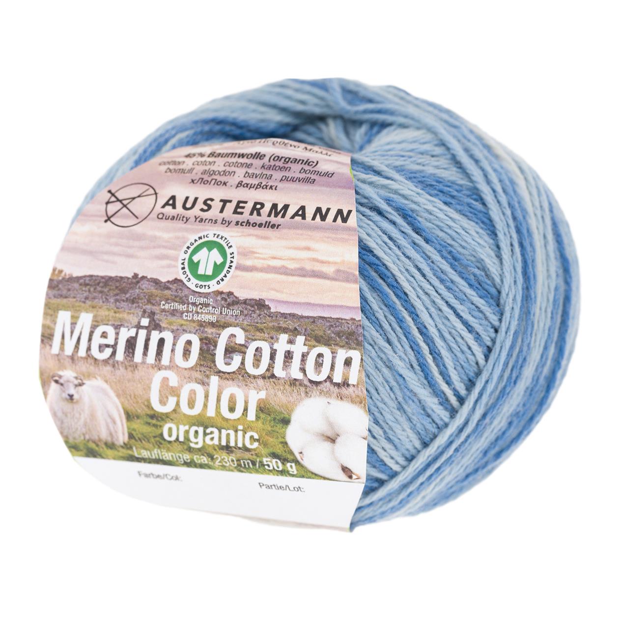 Merino Cotton Color | 230 M - 50G | 104 - Ciel