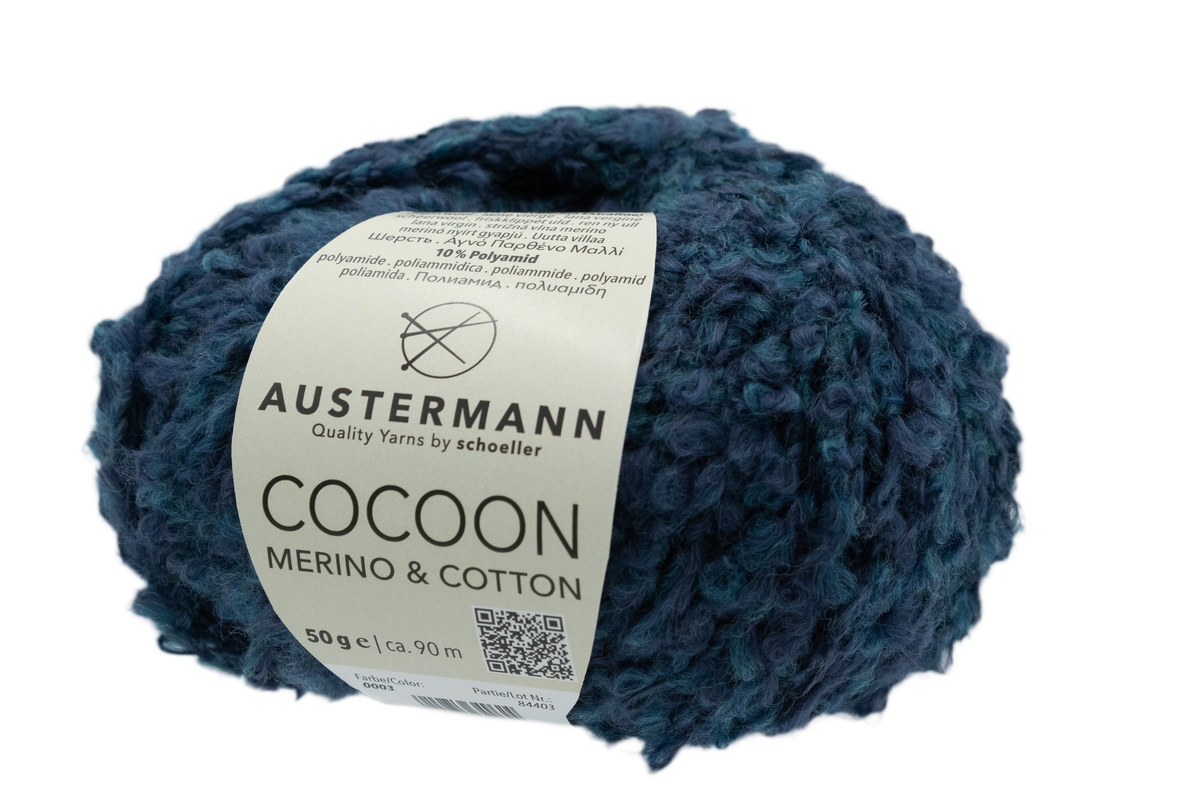 Cocoon | Merion Cotton | Color: 3 - INDIGO