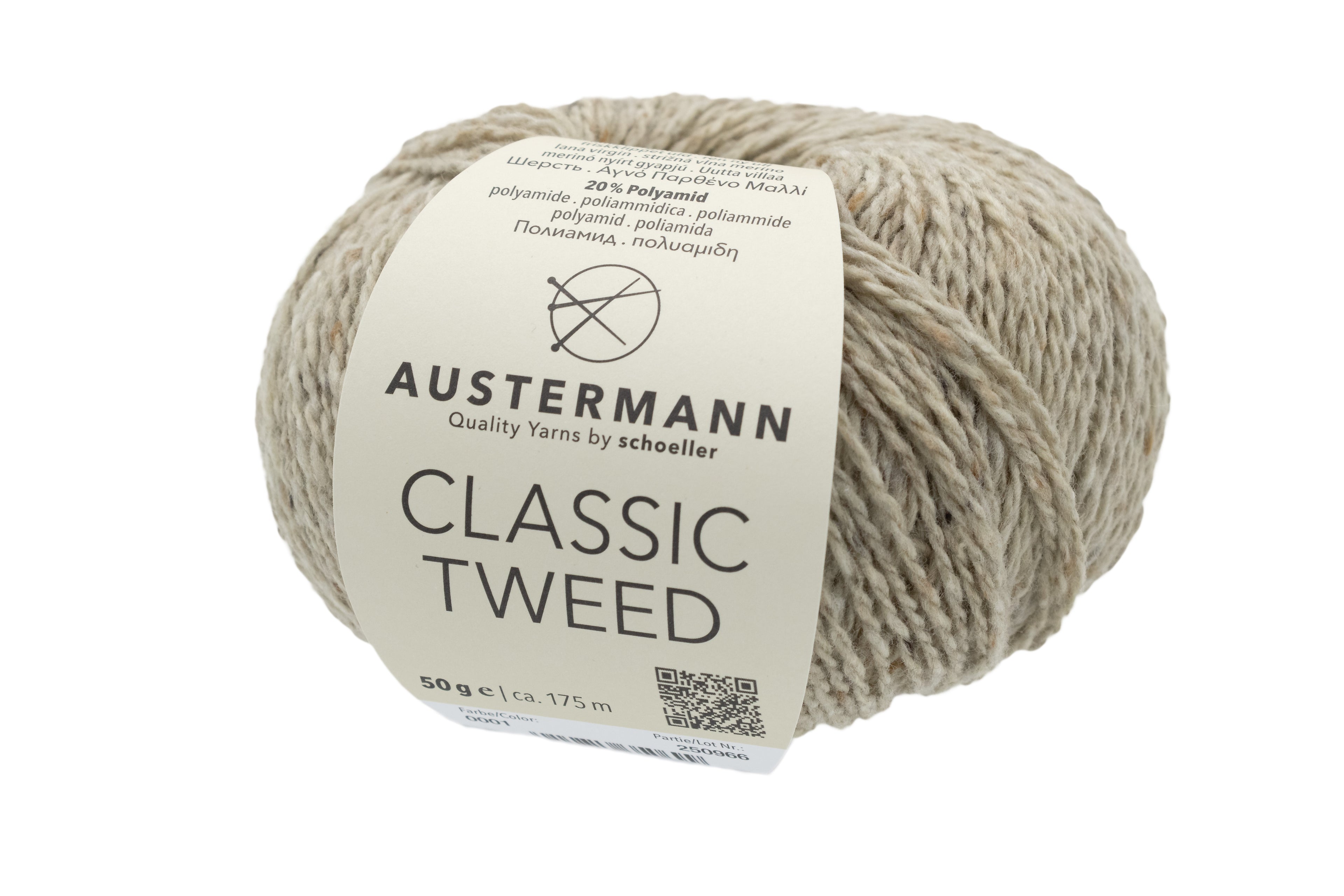 Classic Tweed | Color: 1 - natural