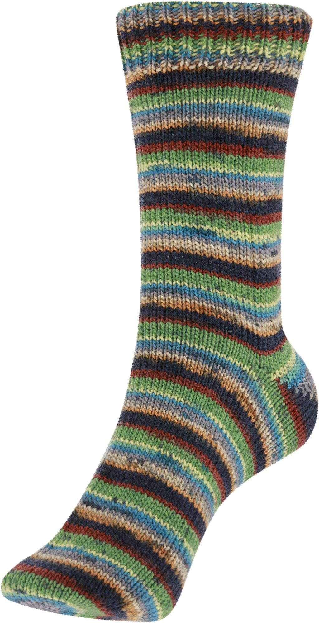 Fortissima 4-ply Merino Sock Yarn 100g | Color 109 - JUNGLE