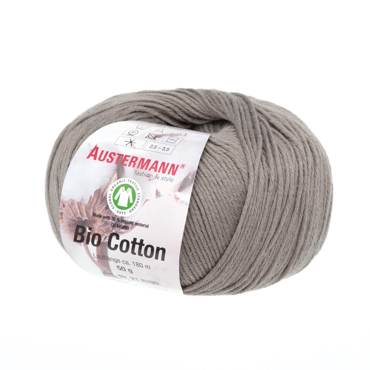 Gots  Bio Cotton Uni | 180 M - 50 G | 06 - Taupe