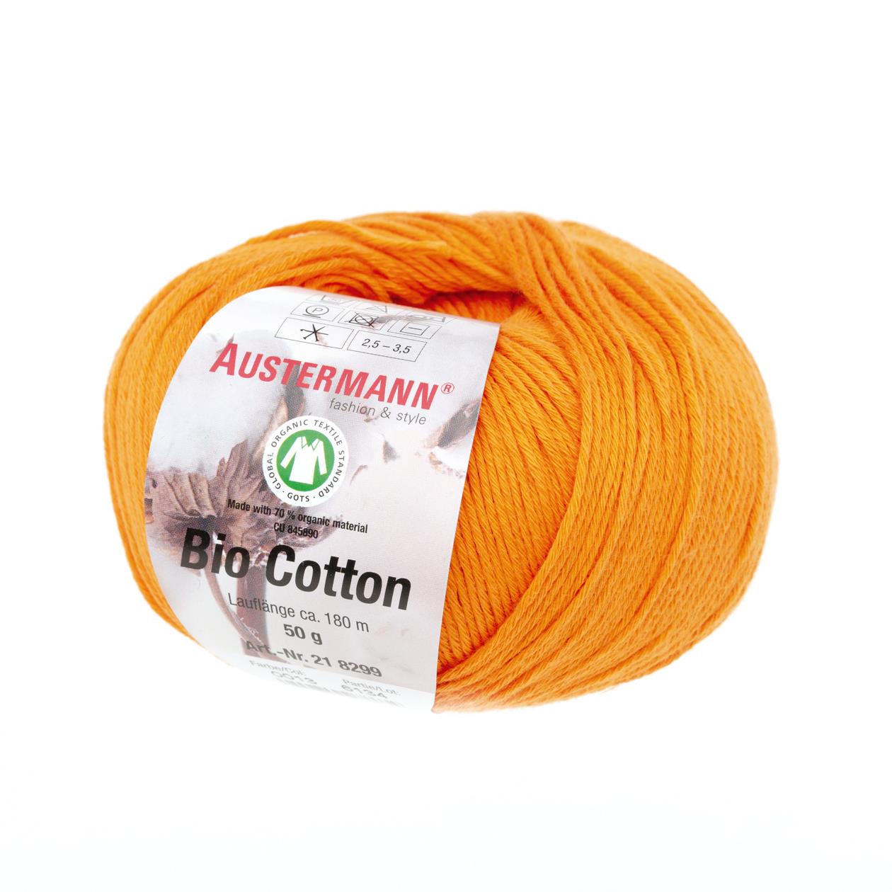 Gots  Bio Cotton Uni | 180 M - 50 G | 13 - Orange