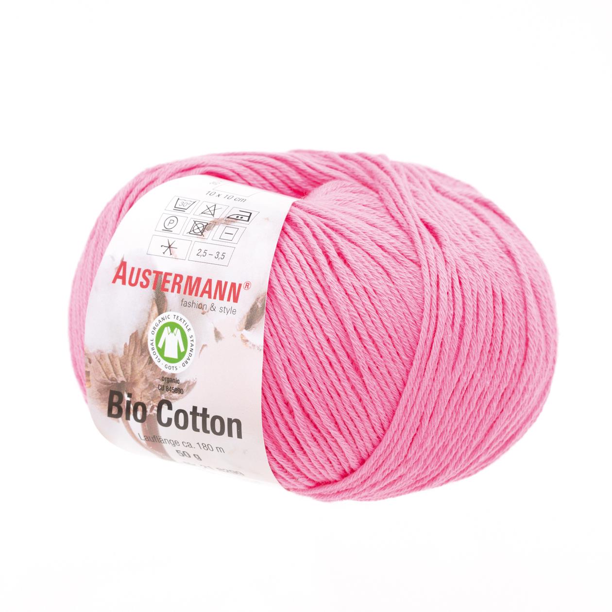 Gots  Bio Cotton Uni | 180 M - 50 G | 15 - Pink