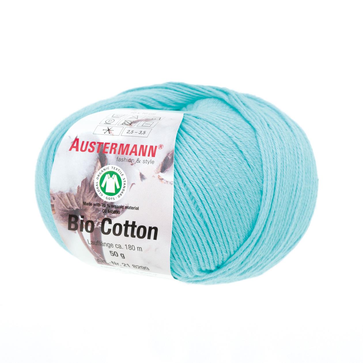 Gots  Bio Cotton Uni | 180 M - 50 G | 18 - Aqua
