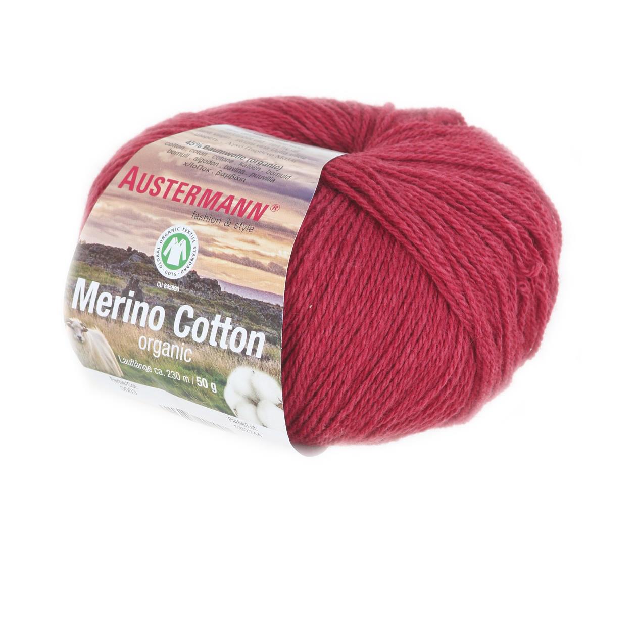 Merino Coton | 230 M - 50 G | 03 - Rouge