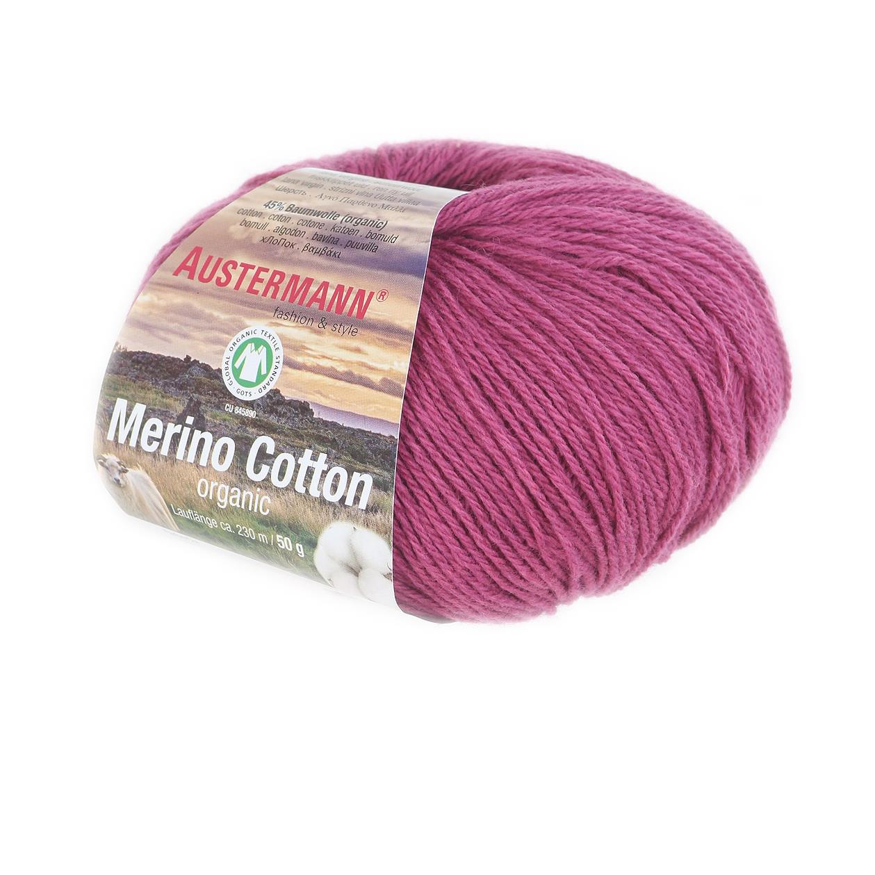 Merino Cotton | 230 M - 50 G | 07 - Fuchsie