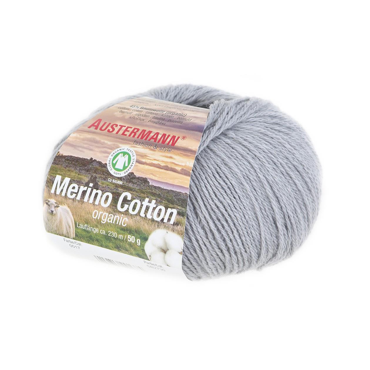 Merino Cotton | 230 M - 50 G | 17 - Hellgrau