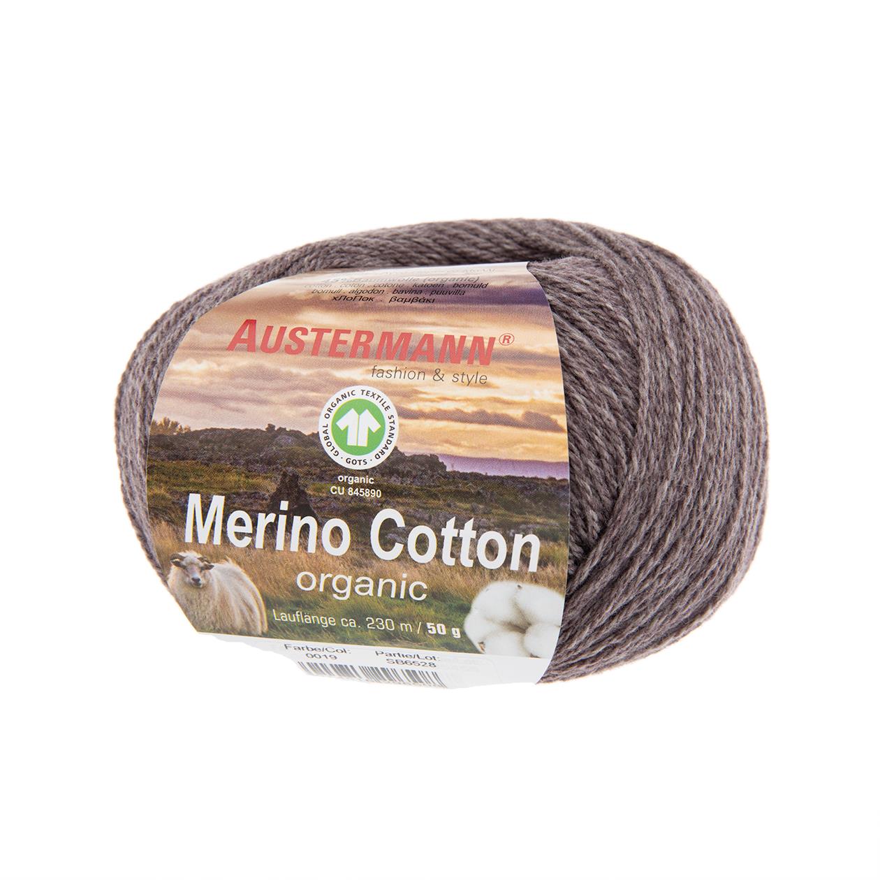 Mérino Coton | 230 M - 50 G | 19 - Cacao