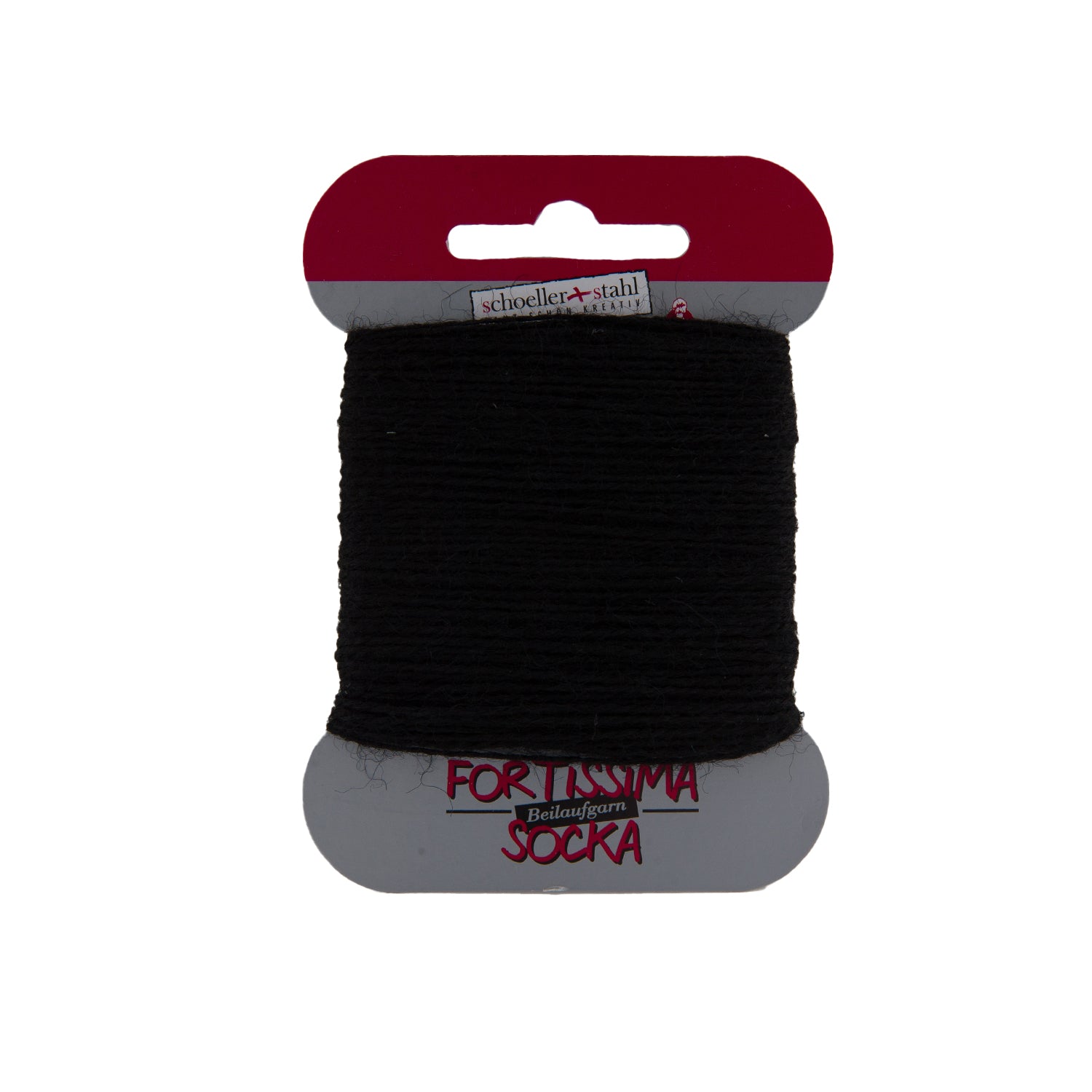 Fortissima Socken-Beilaufgarn 40m/5g | Farbe 1002 - SCHWARZ