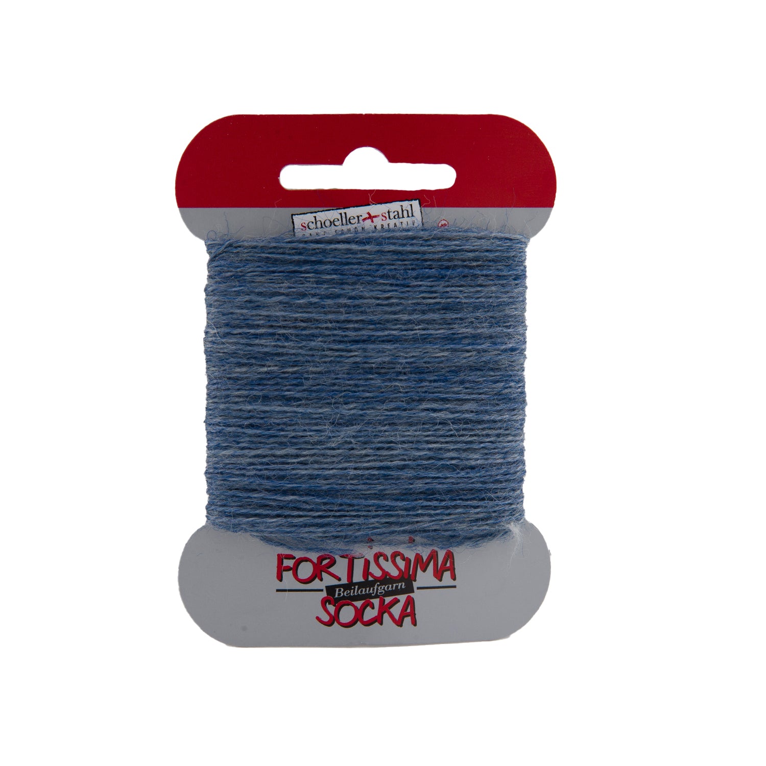 Fortissima Socken-Beilaufgarn 40m/5g | Farbe 1033 - JEANS-MELIERT