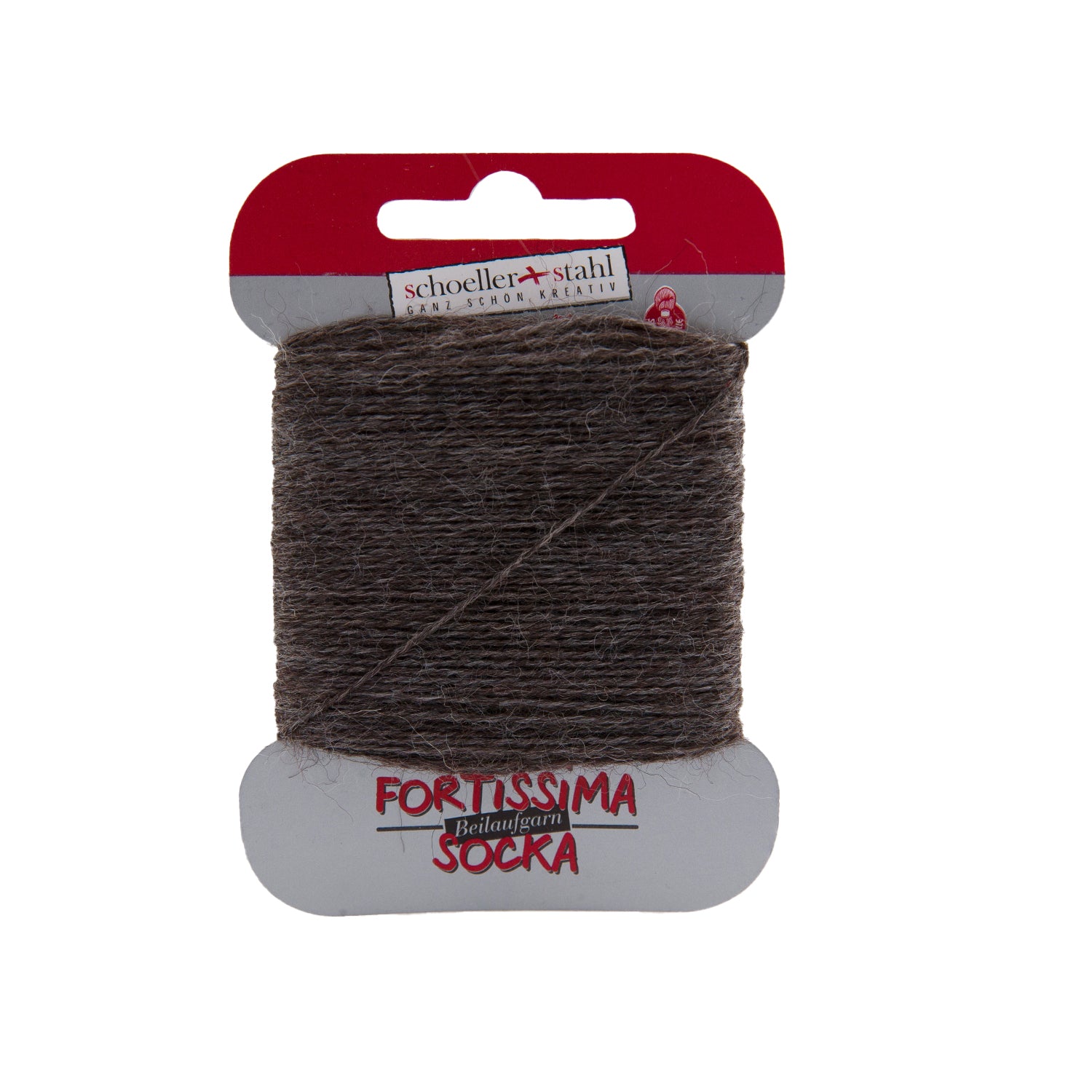 Fortissima Socken-Beilaufgarn 40m/5g | Farbe 1070 - MOKKA-MELIERT