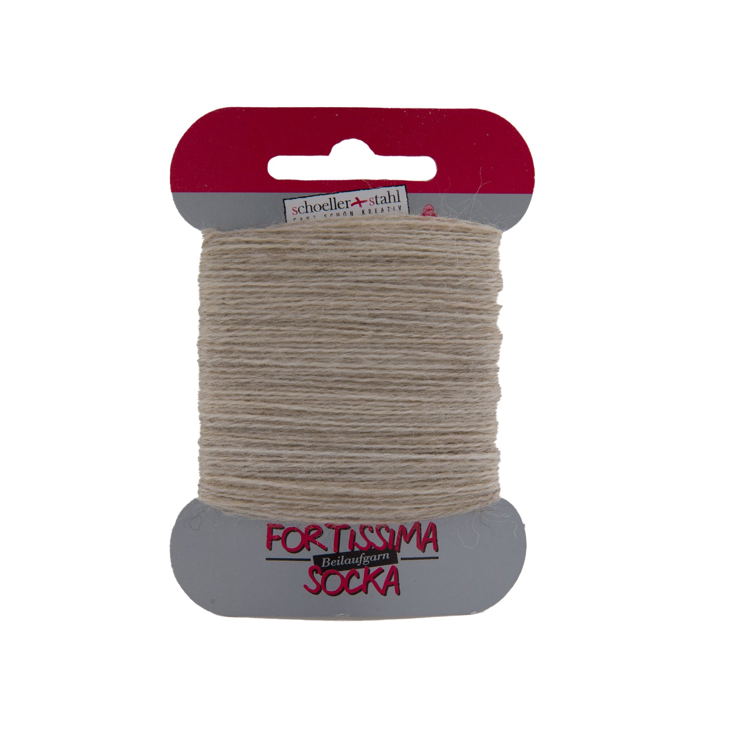 Fortissima Socken-Beilaufgarn 40m/5g | Farbe 1073 - SAND-MELIERT