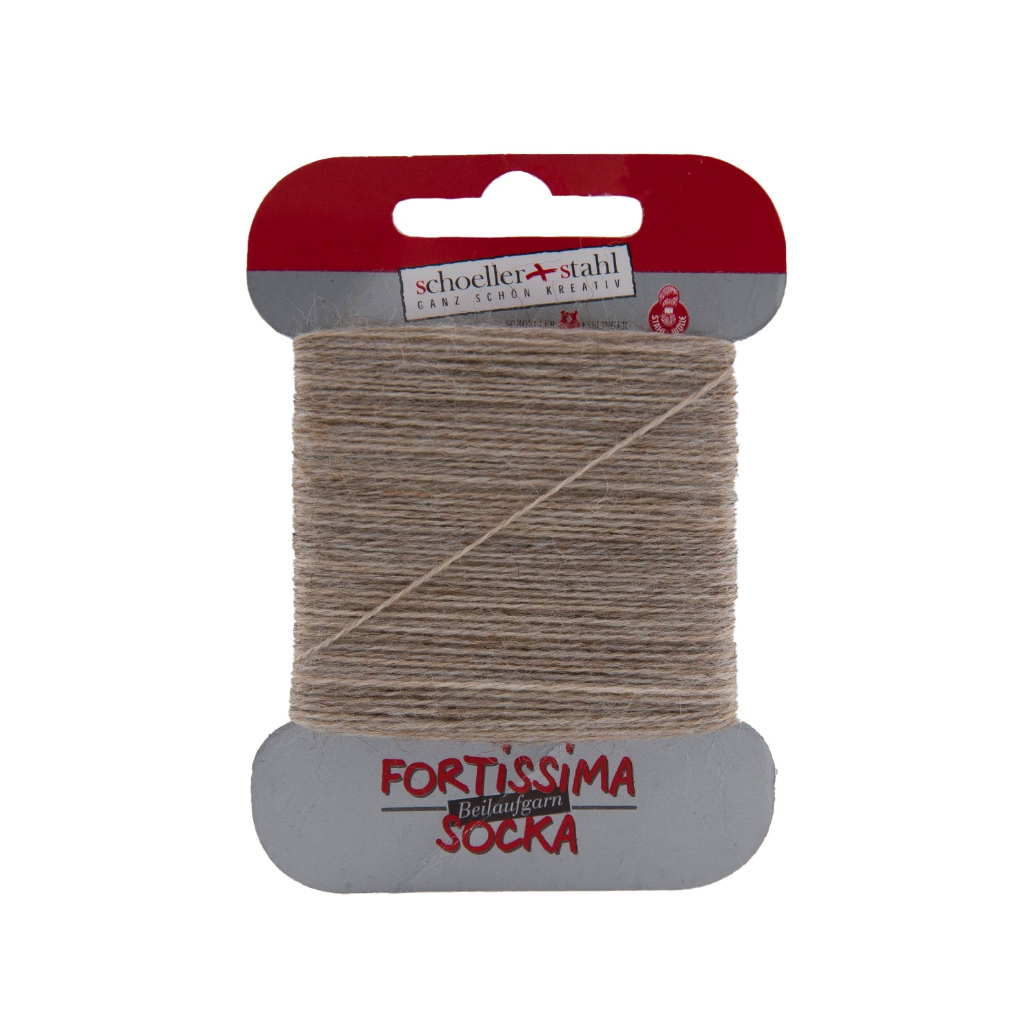 Fortissima Socken-Beilaufgarn 40m/5g | Farbe 1074 - HOLZ-MELIERT