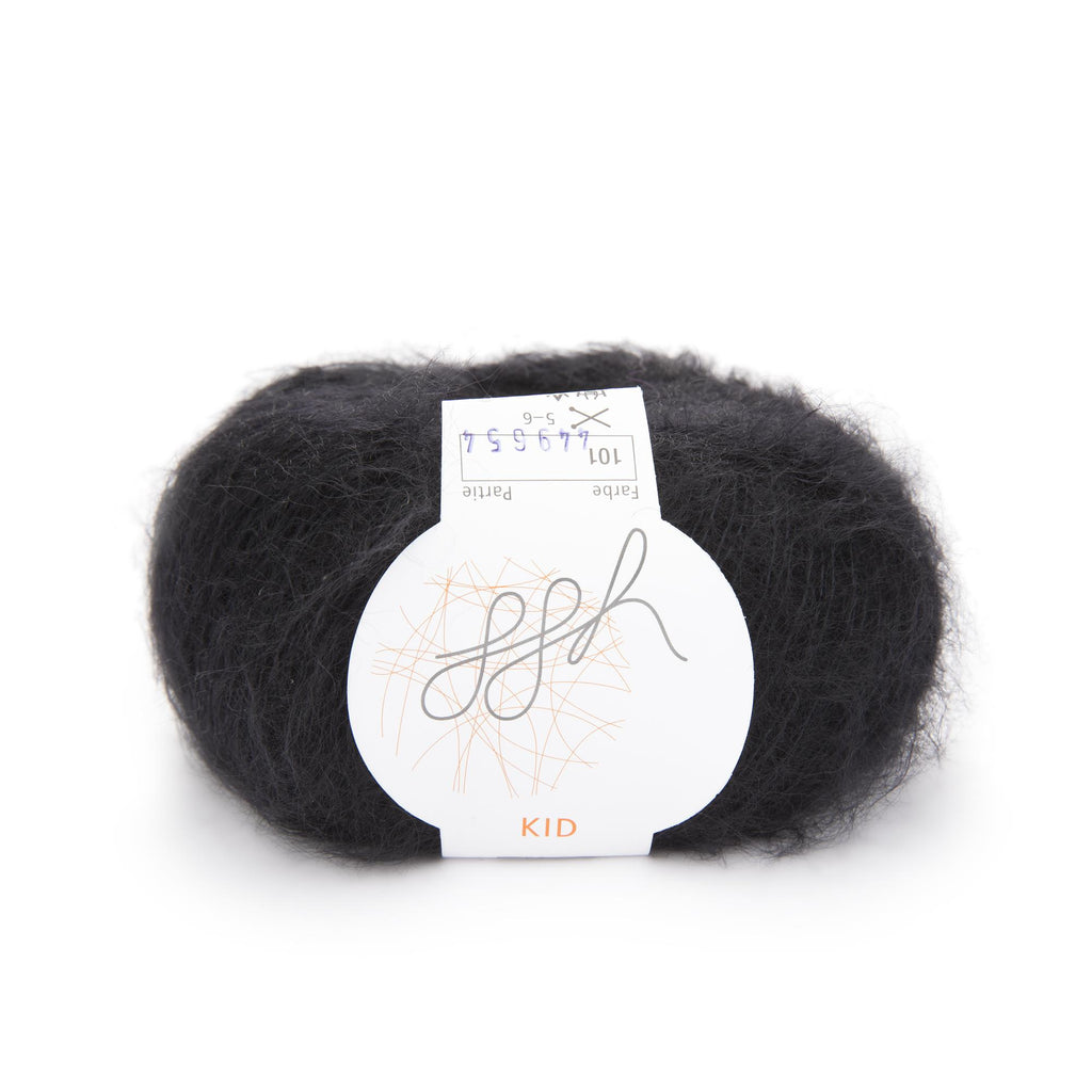 ggh Kid | Laine mohair | 250m/25g | 101 - Noir