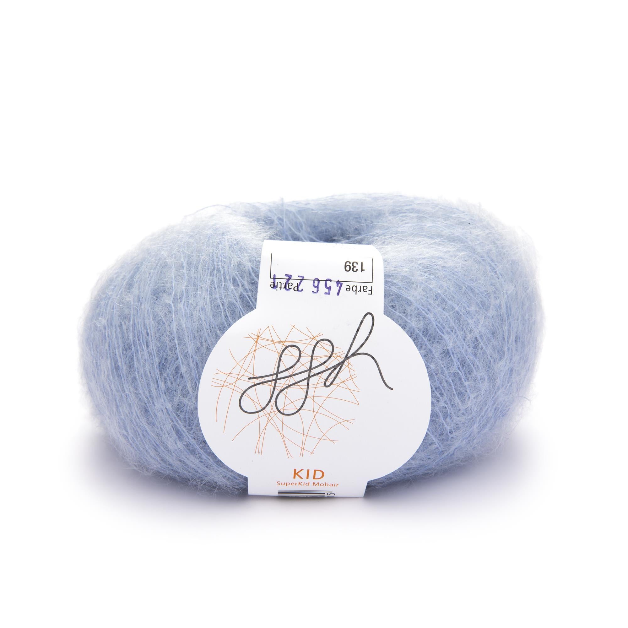 ggh Kid | Mohairwolle | 250m/25g | 139 - Eisblau