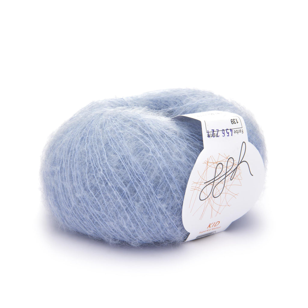 ggh Kid | Mohair | 250m/25g | 139 - Bleu glacier