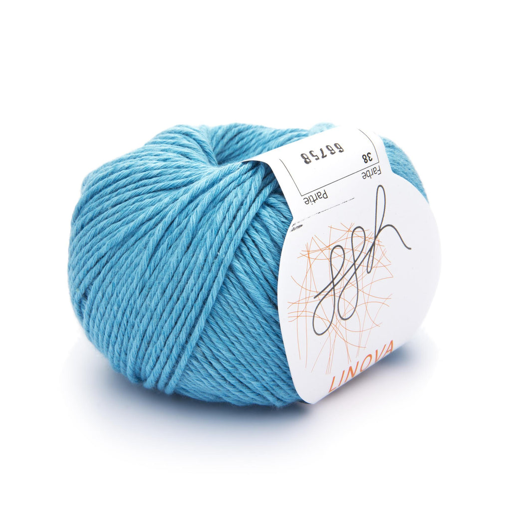 ggh Linova | Cotton-Linen | 100m/50g | 038 - Aqua